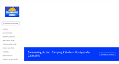 Desktop Screenshot of en.caravaningdulac.fr